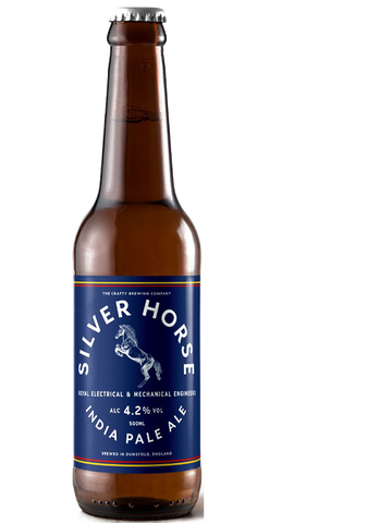 Crafty Brewing Co - 12 x 500ml  - REME Charity Silver Horse - IPA 4.2%